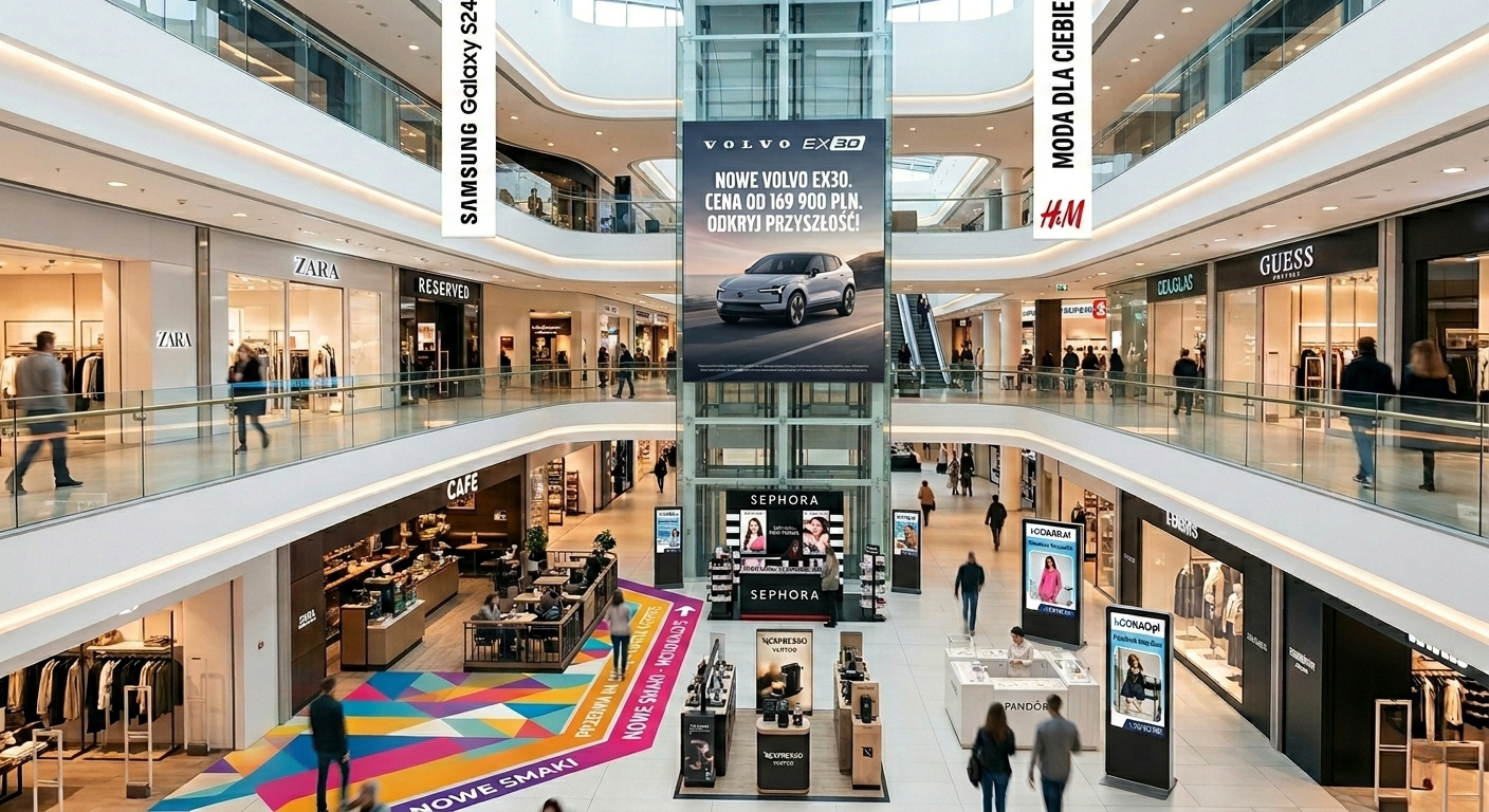 galeria-handlowa-reklama-wewnętrzna-materiały-pos-lookad-produkcja